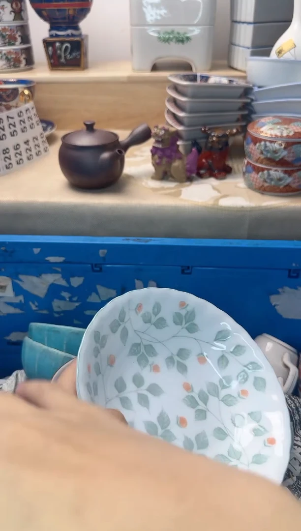 茶杯紫砂花****好512陶艺中古瓷器满18米包邮