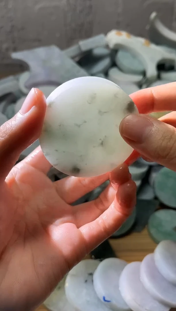 裸石翡翠翡翠a货正品玉石古陈106