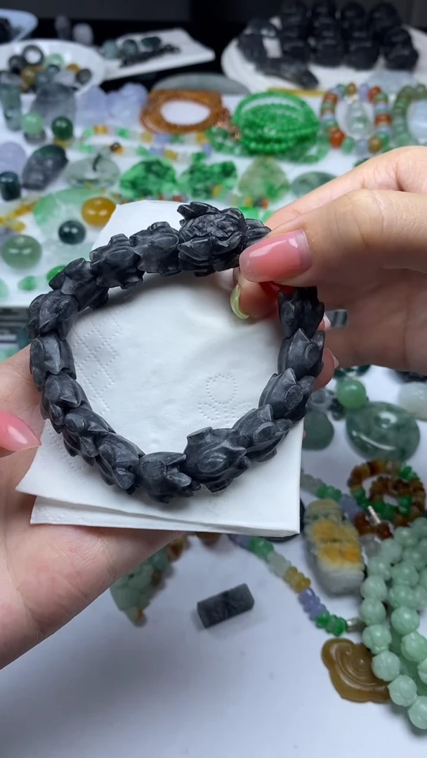 定制翡翠未镶嵌毛货定制不退不换