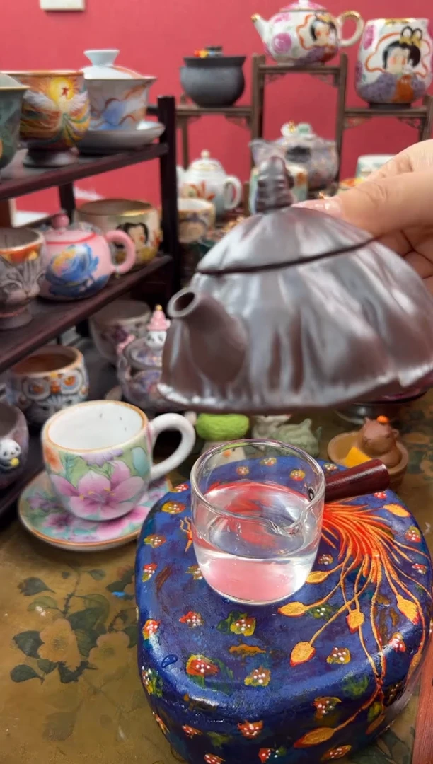 【闪购商品】老陶泥手工莲蓬壶