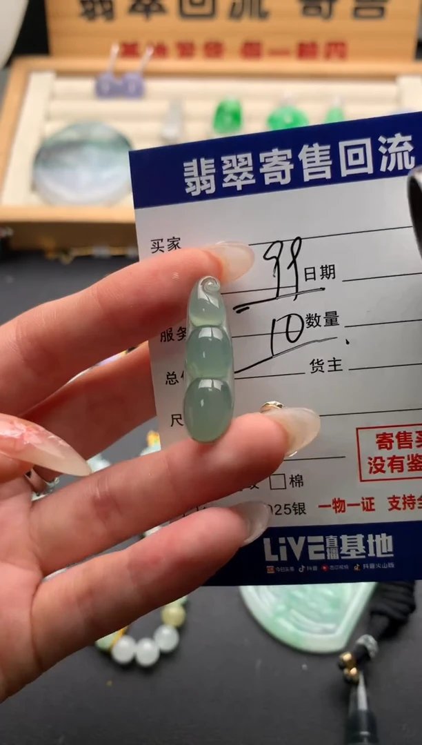 翡翠未镶嵌颈饰10135858