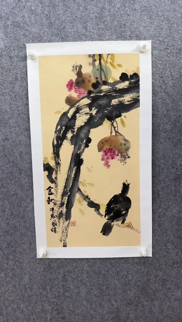 【闪购商品】国画ST-WGQ花鸟绘画作品