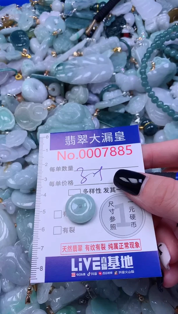 颈饰未镶嵌翡翠7885