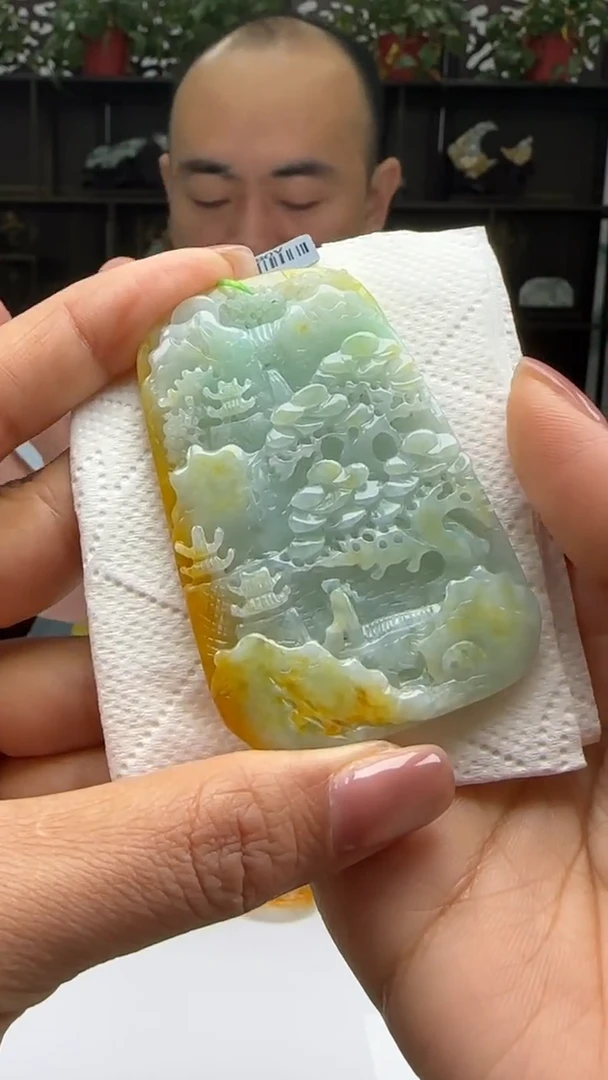 【闪购商品】翡翠颈饰未镶嵌天然翡翠A货吊坠