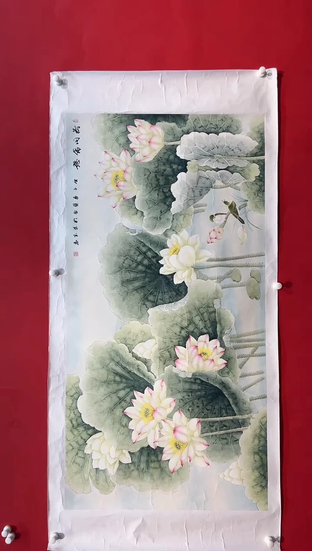 国画画家陆远华手绘国画