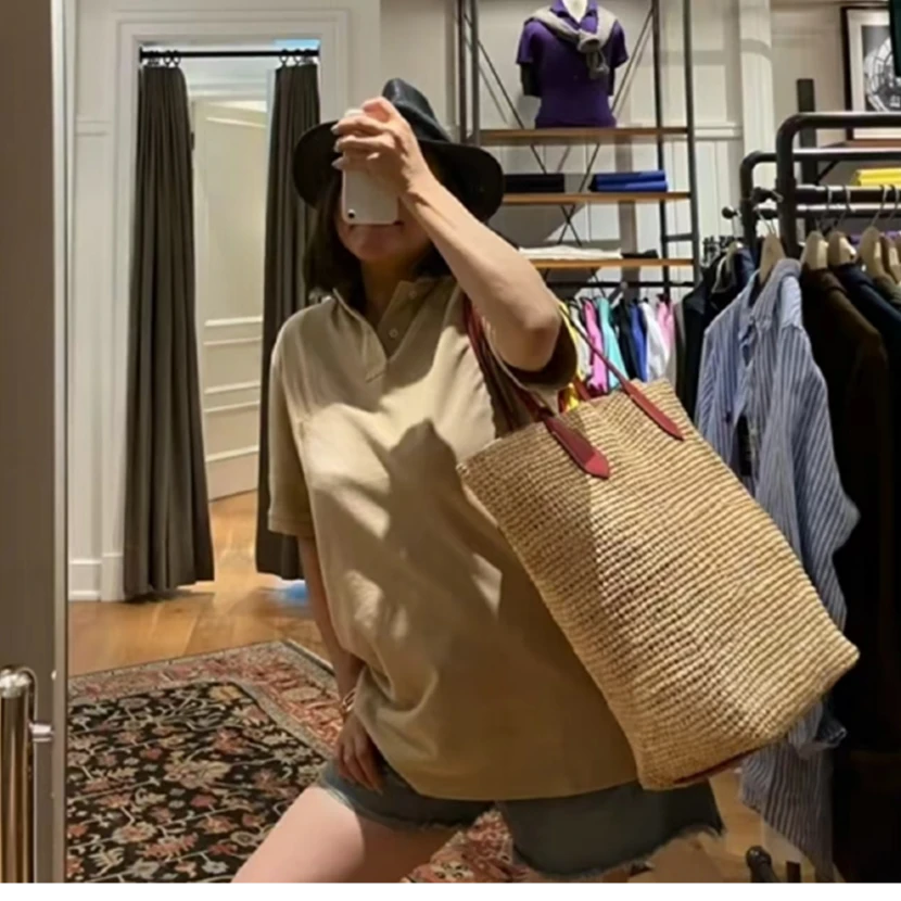 COCOLINDA | “本店明星”【100珠地棉】男女CPPOLO领宽松半袖 T2119