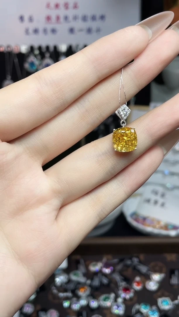 合成立方氧化锆925银编号F0224 吊坠