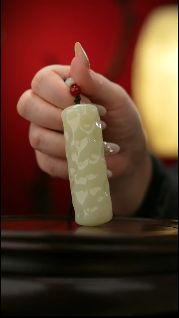 玉【锤纹】天然玉石手把件