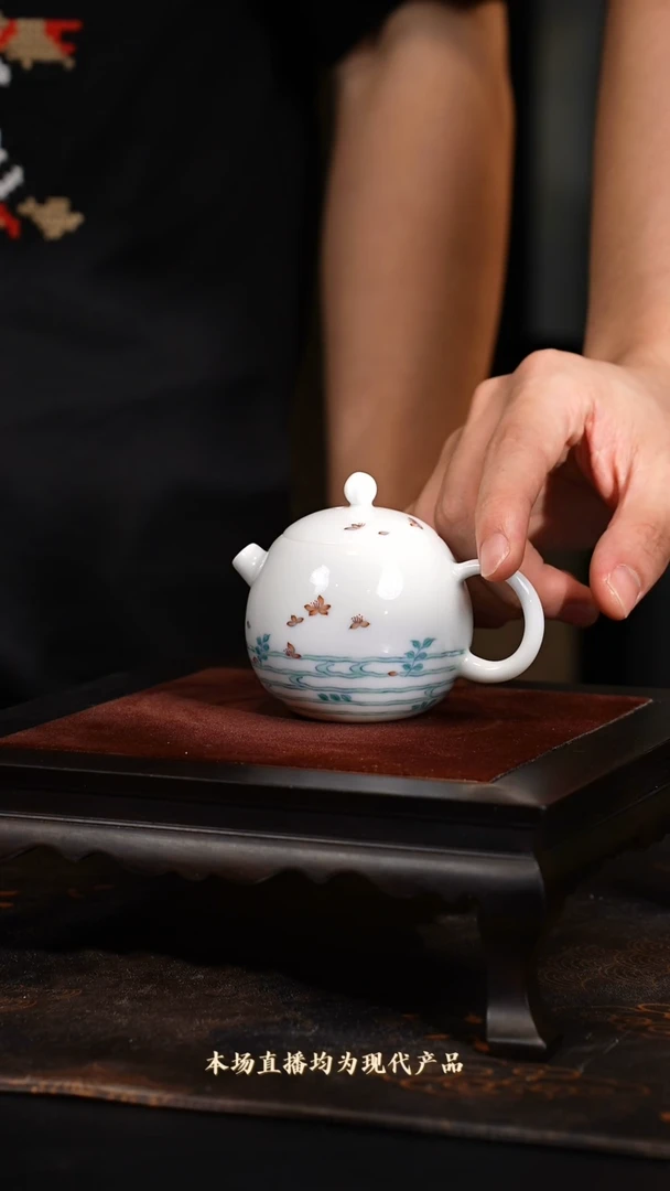 茶壶紫砂79 落花流水壶加落花流水杯