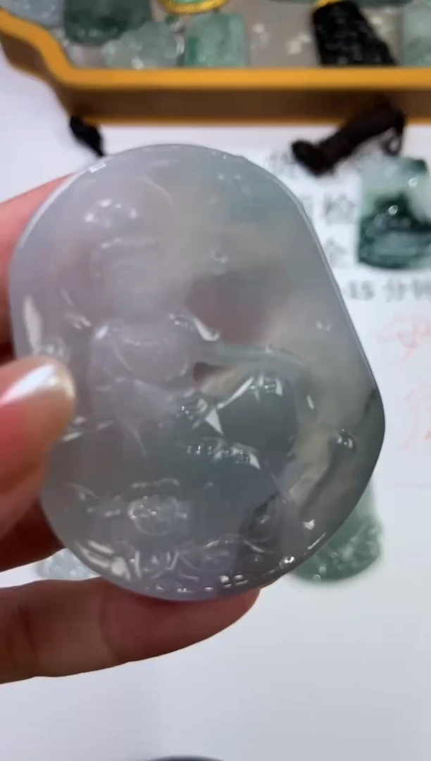 翡翠挂件未镶嵌298665