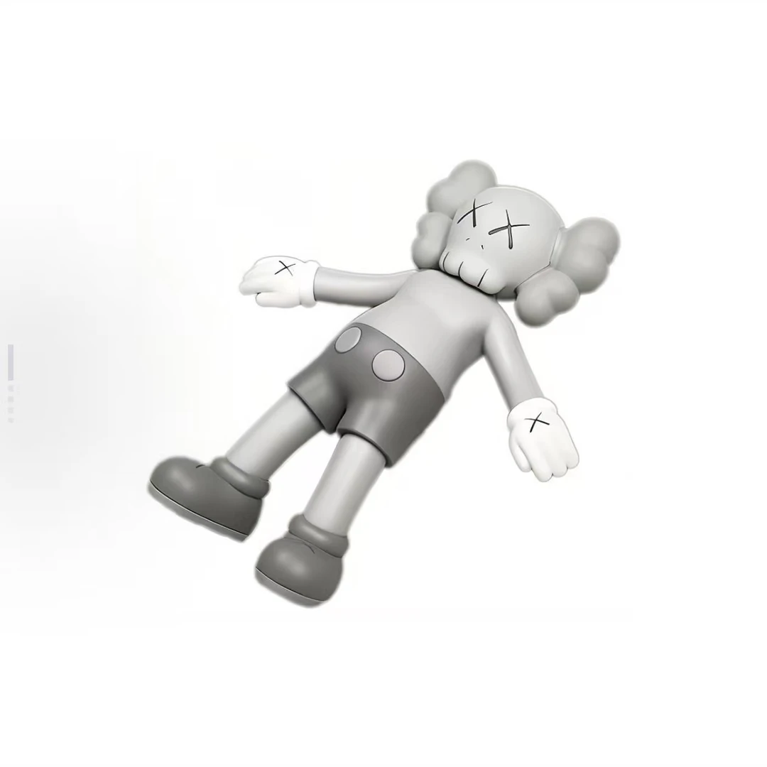 【山】kaws 漂浮 灰色 无盒 潮流玩具