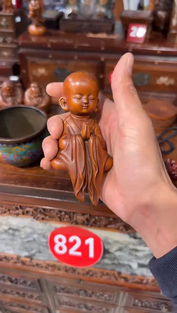 木木头款黄杨沙弥158