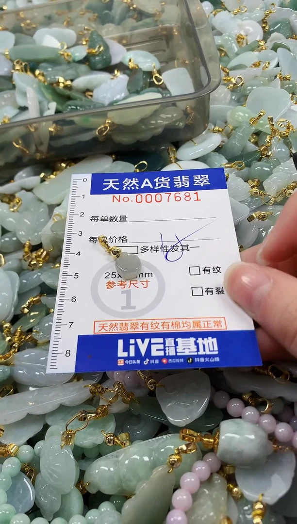 颈饰未镶嵌翡翠纯天然a货翡翠