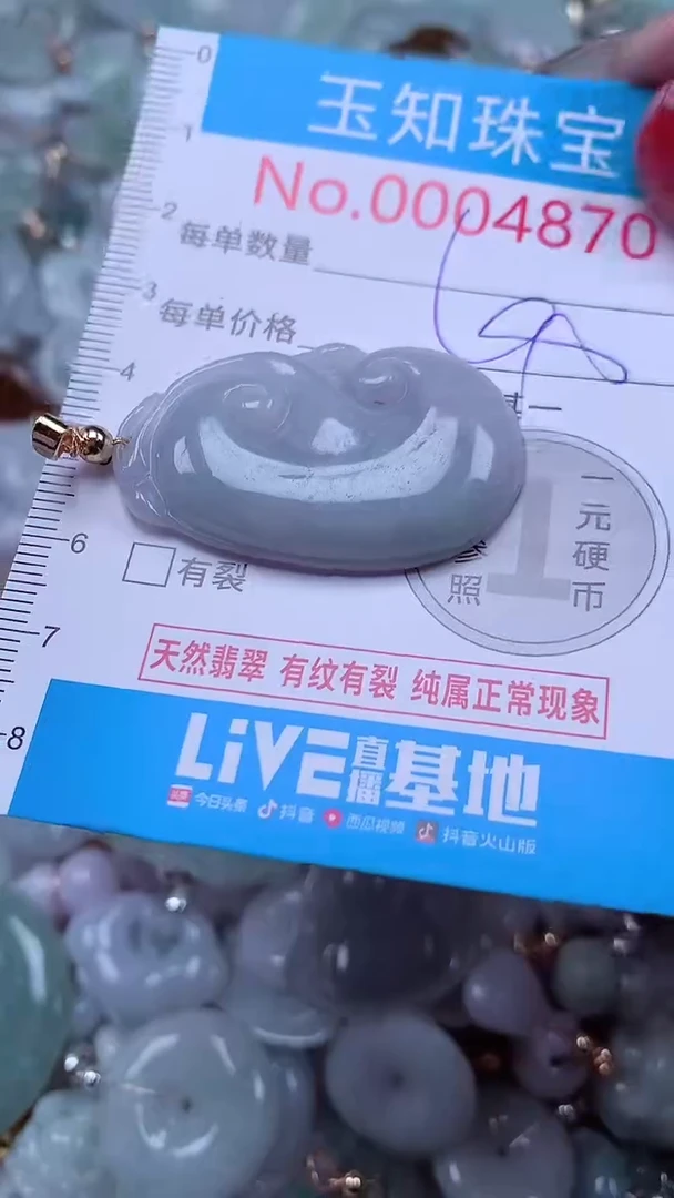 吊坠(不含链)未镶嵌翡翠4870