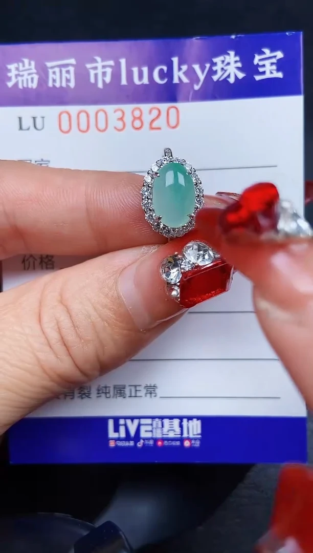 【闪购商品】翡翠颈饰银S925镶嵌3820