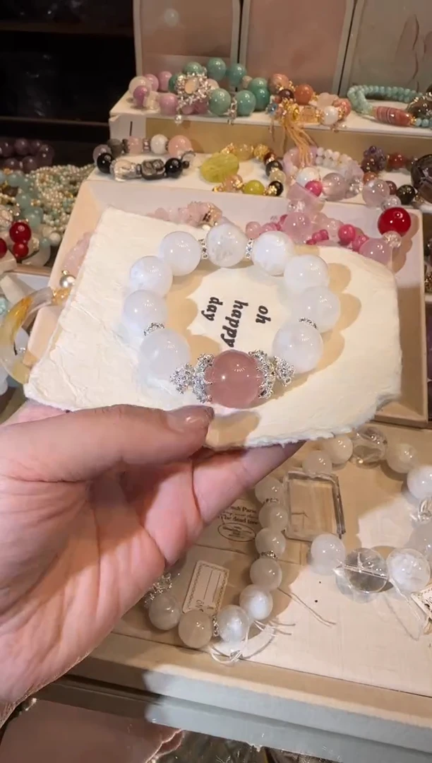 未镶嵌手串水晶多样性发一