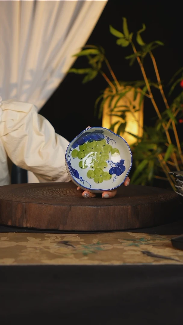 碗景德镇手工手绘高温陶瓷可进蒸箱烤箱洗碗机