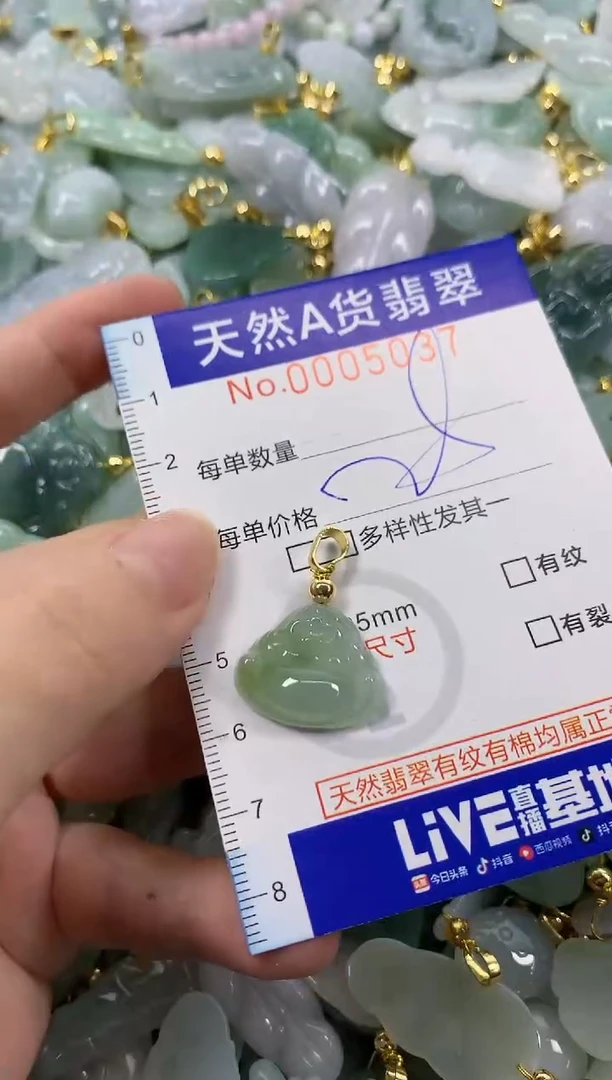 颈饰未镶嵌翡翠天然A货翡翠