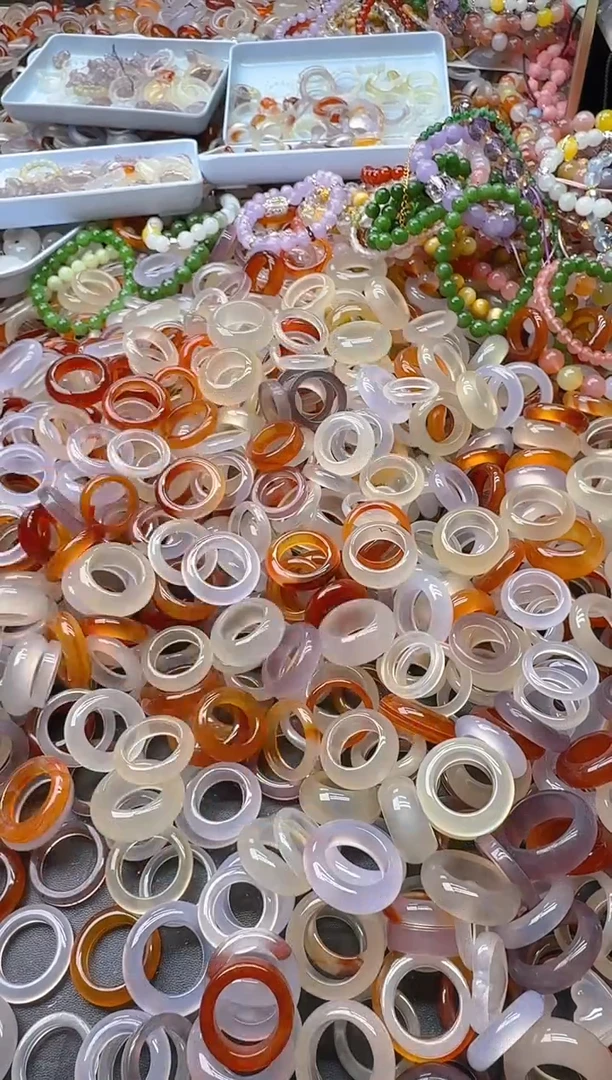 玛瑙/玉髓戒指未镶嵌20