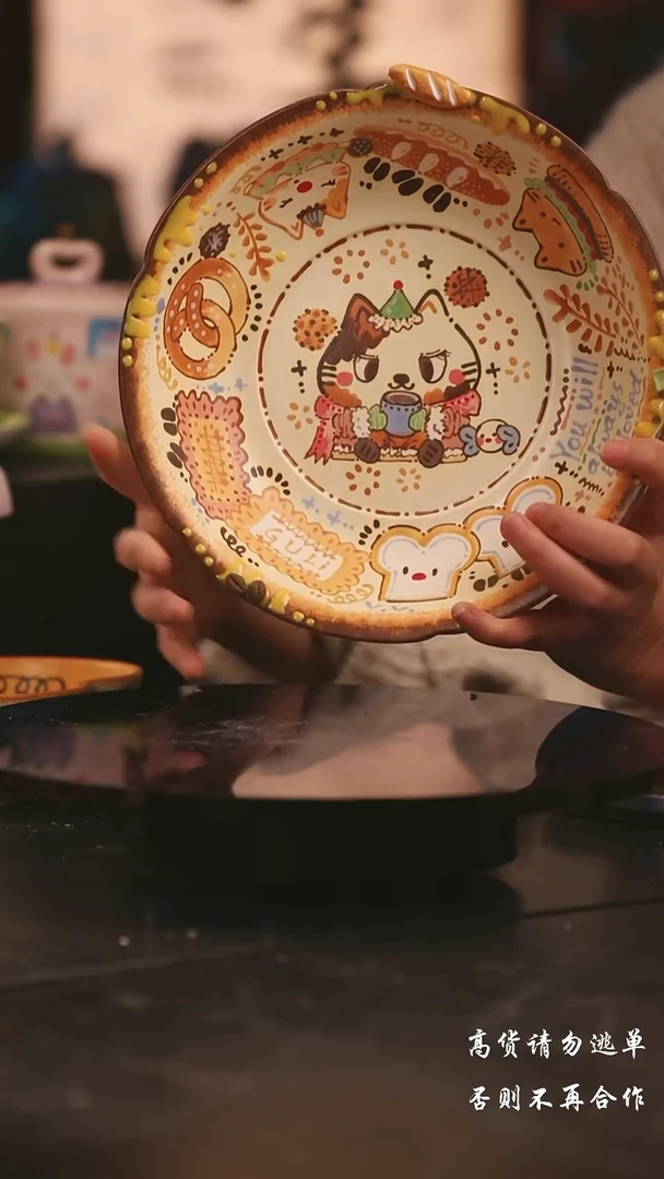 陶瓷景德镇可爱设计师款陶瓷