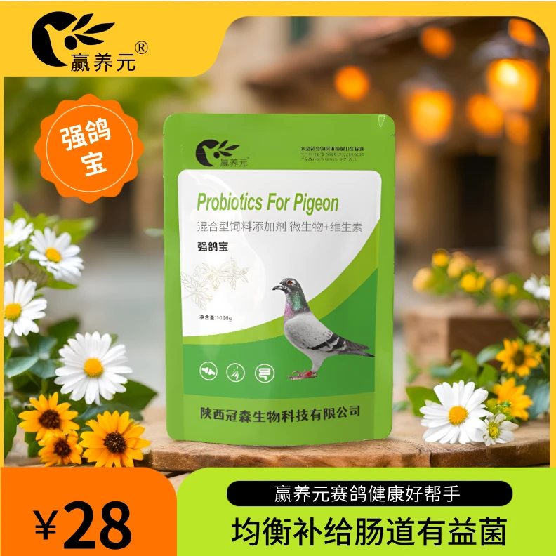 活菌粉强鸽宝3000g 信鸽用啤酒酵母粉 爱鸽整肠消化健康拌料型