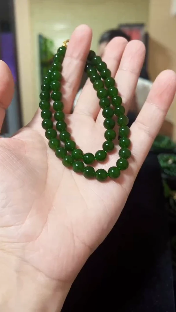 项链未镶嵌和田玉（碧玉）8