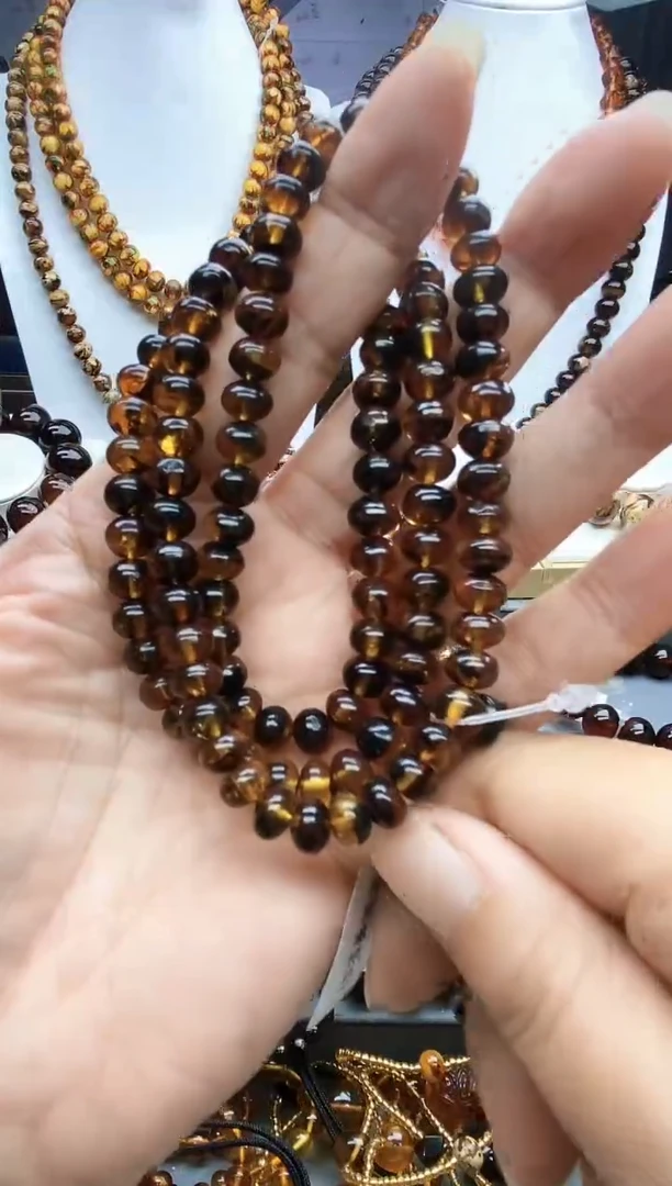 【闪购商品】琥珀颈饰未镶嵌7琥珀