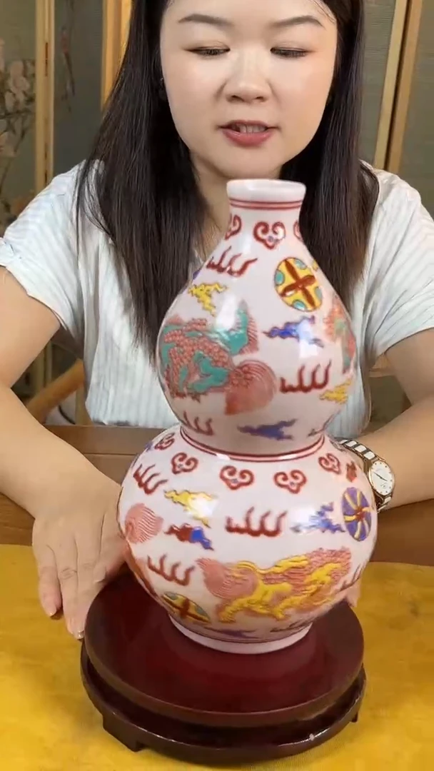 摆件瓷博会稀土葫芦