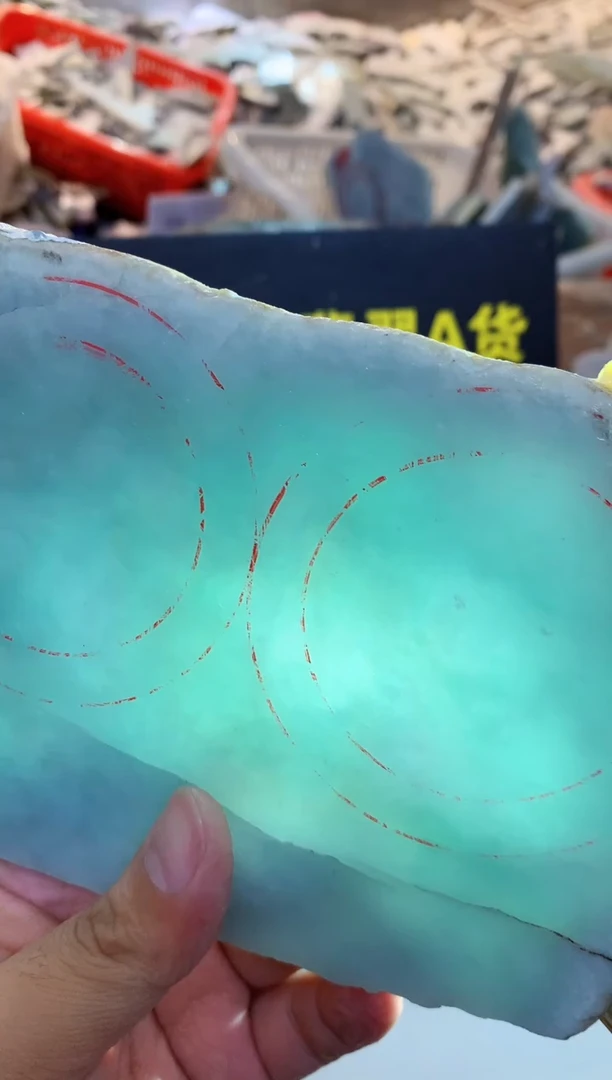 裸石翡翠空*0东0翡翠珠宝966