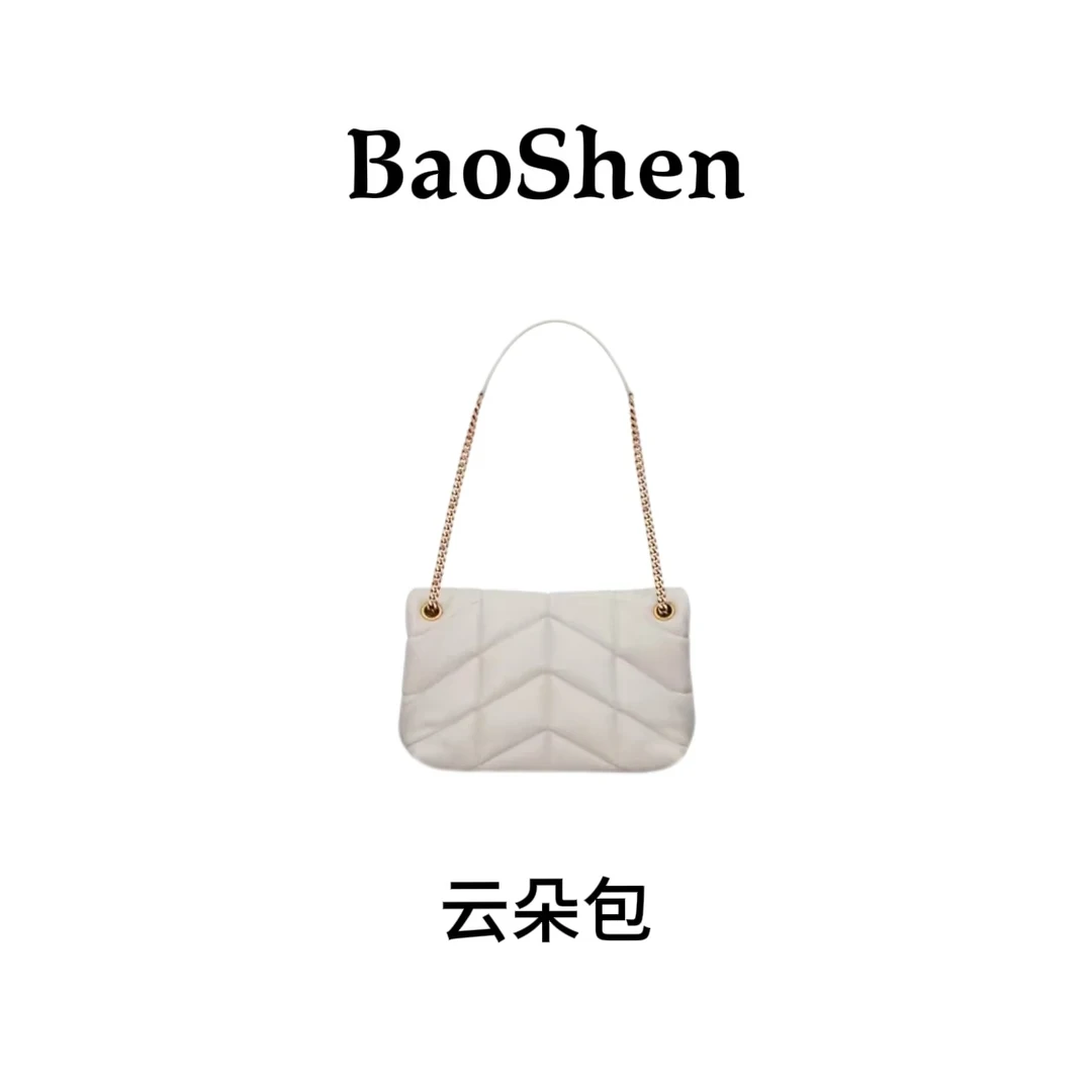 【E881】云朵白-新款大容量女包多功能斜挎包百搭单肩包