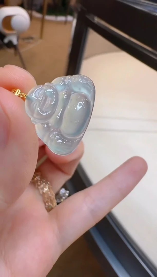 翡翠18K金镶嵌吊坠(不含链)多样性团购发一件