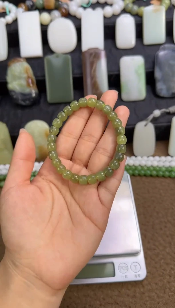 未镶嵌手串和田玉手串卡8