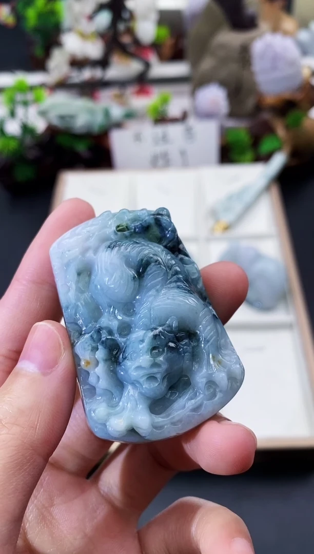颈饰未镶嵌翡翠天然缅甸A货翡翠