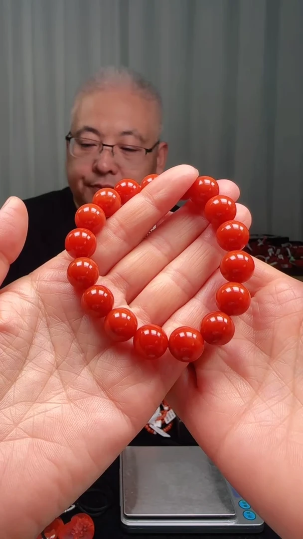 未镶嵌多样性发一件南红玛瑙【云端】12mm保山圆珠单圈