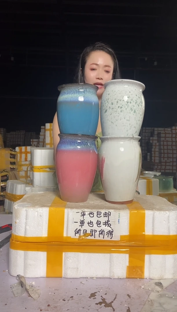 宜兴紫砂粗陶花盆13/20