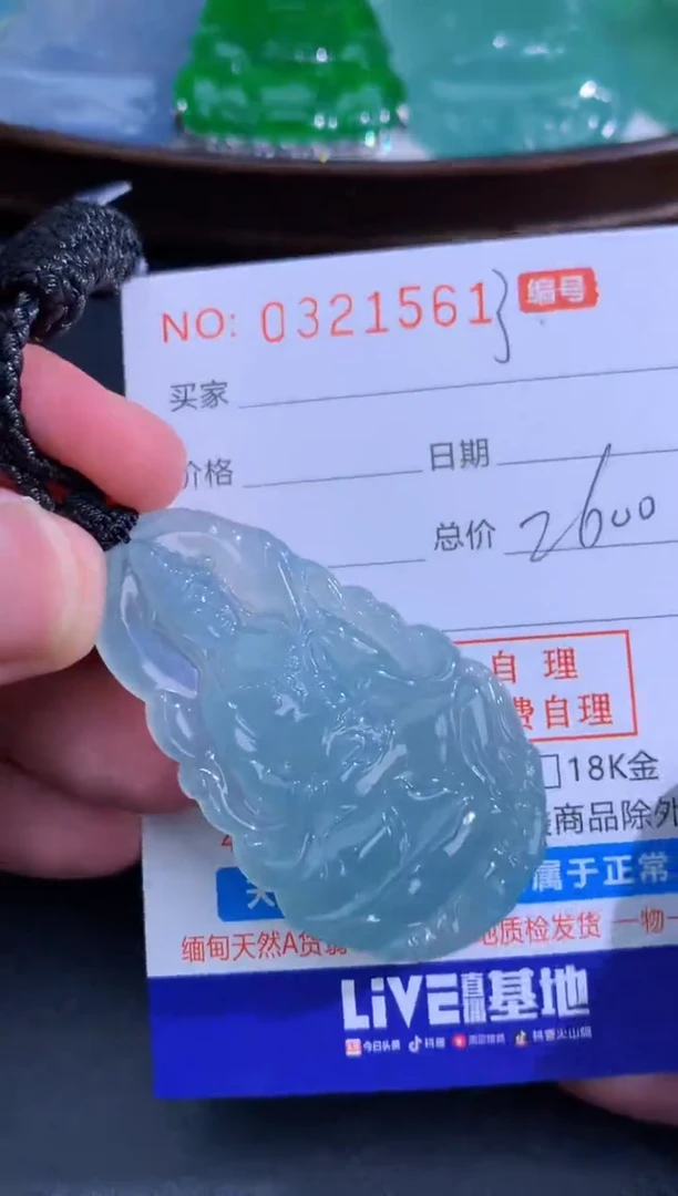翡翠未镶嵌颈饰（欢乐）