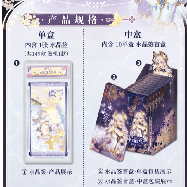 【遇意】正版授权 王者荣耀X遇意水晶盲盒(阈光篇)(盲盒代拆)