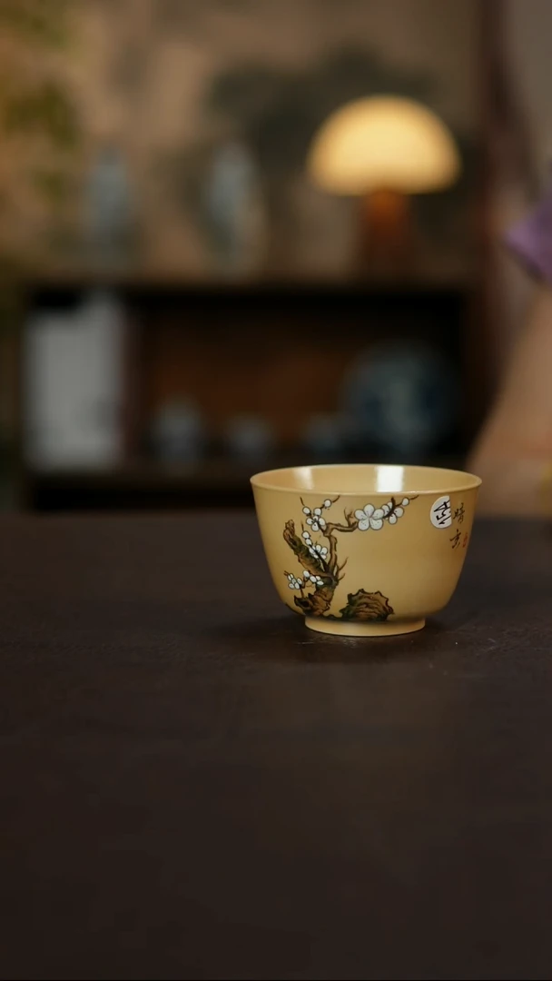 杯景德镇陶瓷杯碗柴烧多人