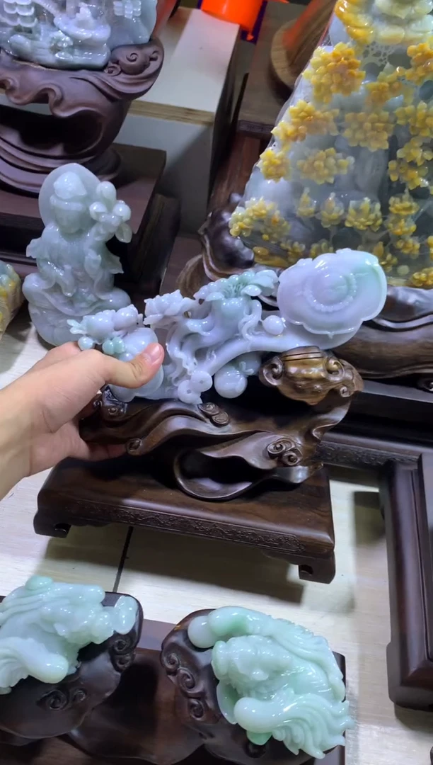 未镶嵌摆件翡翠用****3翡翠摆件