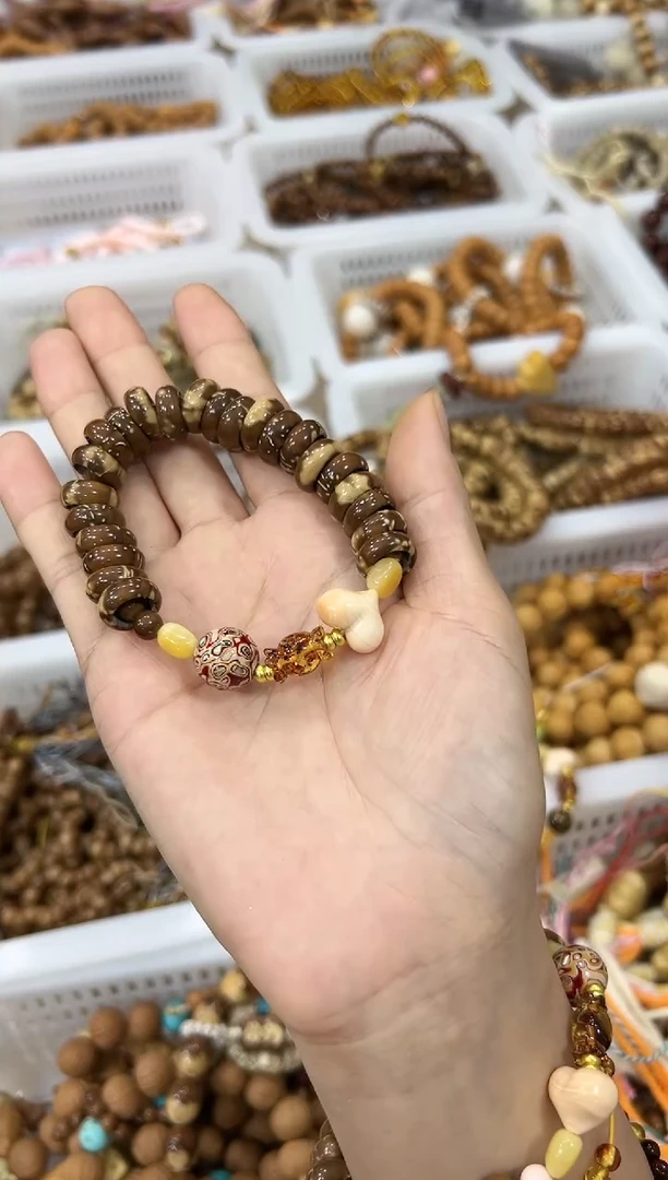 手串紫金鼠卡13甜甜圈熊猫花皮【内圈全库克】