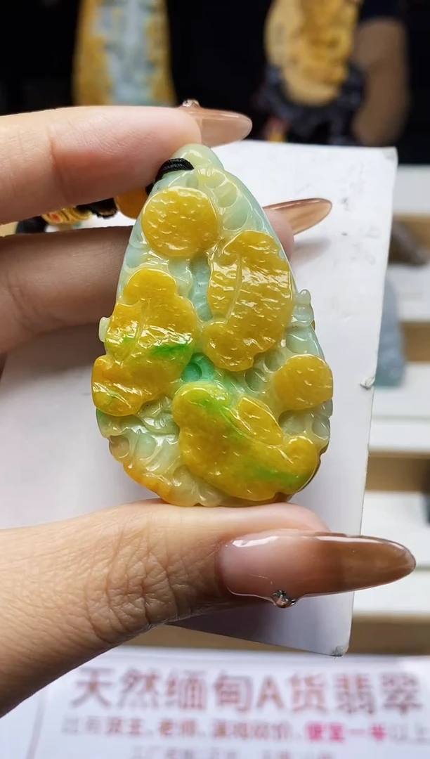 颈饰未镶嵌翡翠翡翠A货