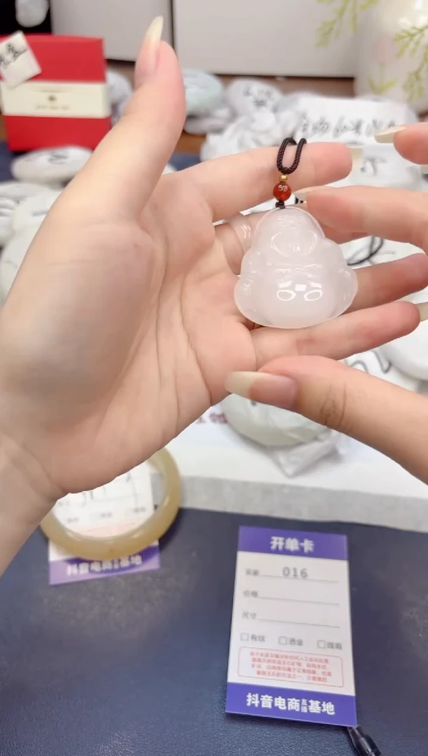 石英质玉手镯未镶嵌16佛公