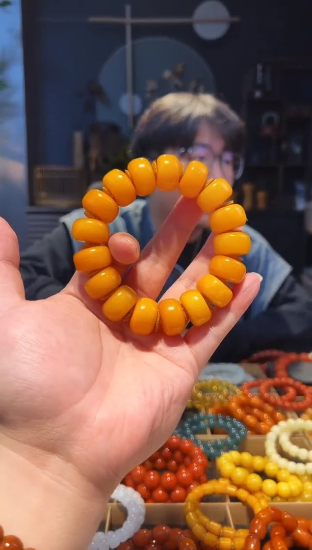 手串蜜蜡未镶嵌念珠20+
