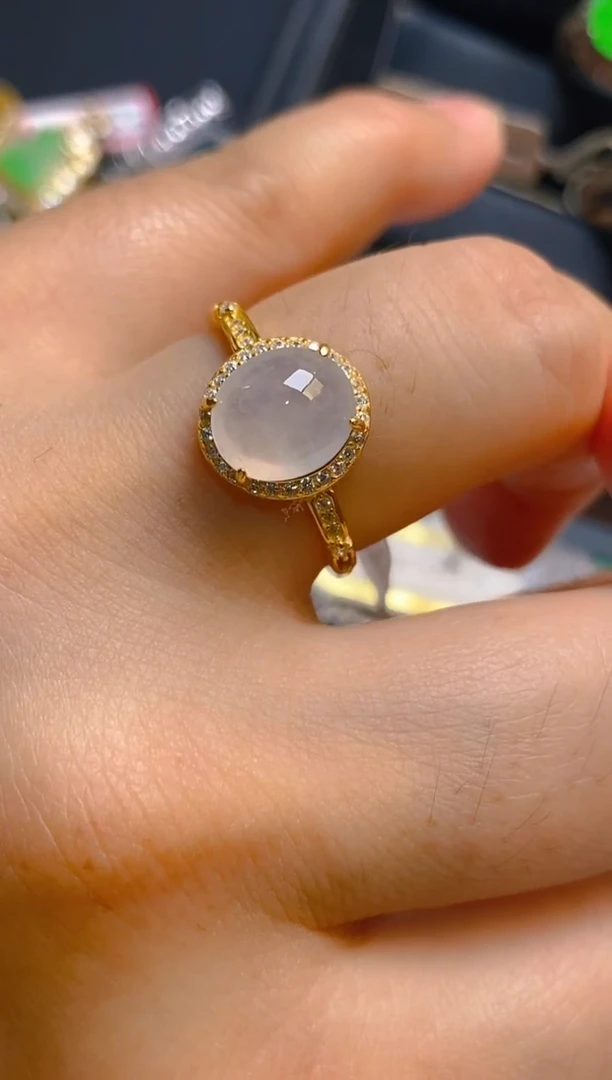 【闪购商品】翡翠耳饰银S925镶嵌天然A货翡翠1