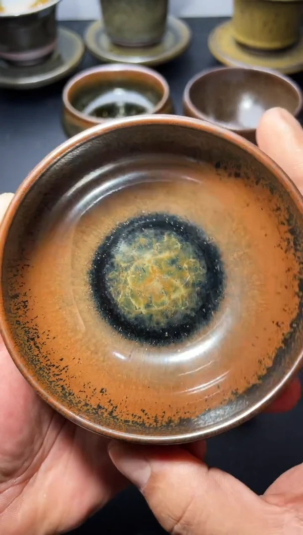 茶盏57（微瑕）叶紫建盏