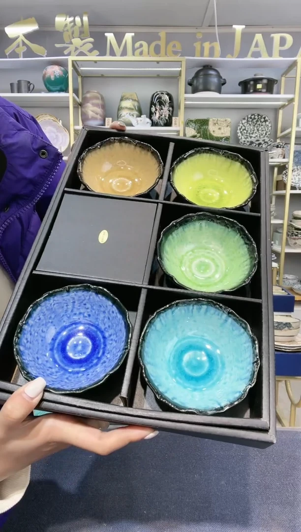 【闪购商品】碗10厘米冰裂纹小钵5件套