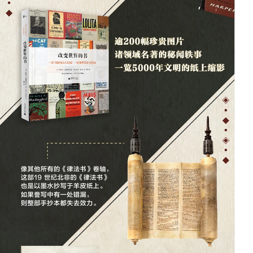 改变世界的书： [美] 斯科特、 科林·索尔特著 秘闻轶事  文明史