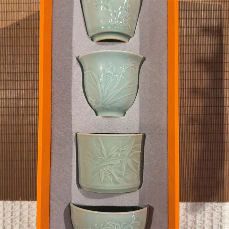 SHTC-3466[学茶严选]梅兰竹菊套杯杯