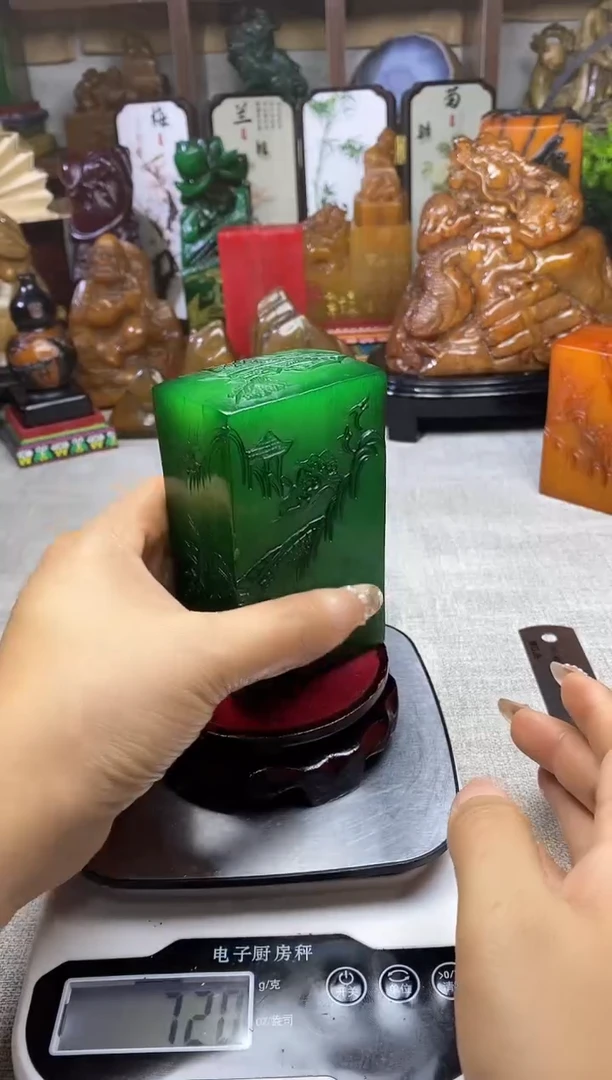 寿山石印石纯天然石料