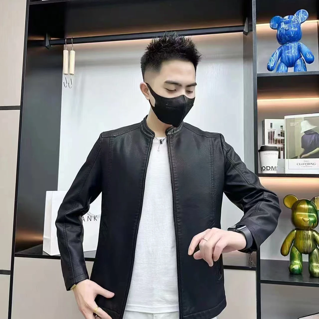 【立领款】2025时尚休闲款式皮夹克百搭潮流外套春季新款